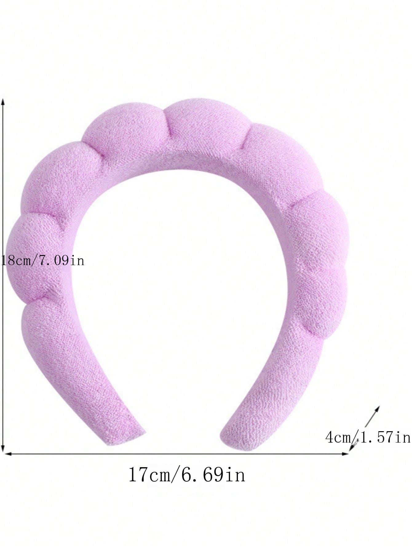 حلق شعر إسفنجي أزرق للفتيات ، بتصميم عالي الجودة من الفيلفيت ، حزام رأس بسيط للماكياج / إزالة الماكياج / غسل الوجه ، حلق شعر حمام جميل