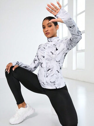 Sport Studio جاكيت رياضية يومية بسيطة للمرأة YH