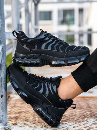 أحذية سلامة صناعية خفيفة مريحة مقاومة للطعن ومقاومة للضغط بنسانة من الصلب للرجال