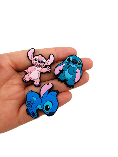 Disney 16 حبة شارم كرتوني لتزيين الأحذية، إكسسوارات جذابة للأحذية للربيع والصيف والشاطئ أو الارتداء اليومي للرجال والنساء