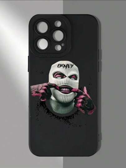 غطاء هاتف تصميم طفل لآيفون 15 برو ماكس ،11/12/13/14 بلس،XR/7/8 بلس ،غطاء واق قطعة واحدة