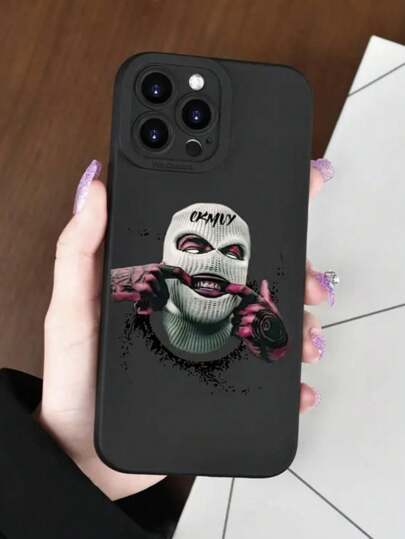غطاء هاتف تصميم طفل لآيفون 15 برو ماكس ،11/12/13/14 بلس،XR/7/8 بلس ،غطاء واق قطعة واحدة