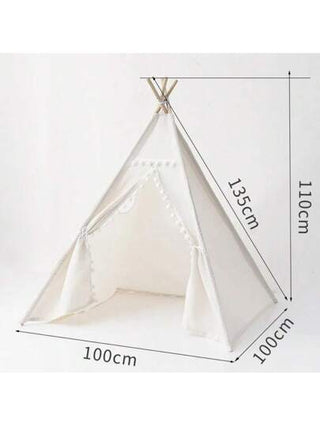 خيمة أطفال محمولة شكل تيبي، بيت للعب للأطفال، ديكور غرفة طفل، خيمة للعب قماشية للأطفال، نمط ويغوام، خيمة شاطئ صغيرة للطفل