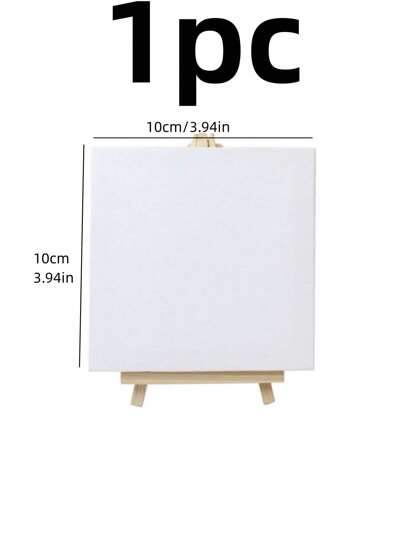 5 حبات قواعد رسم صغيرة وأقمشة . للطلاب للرسم والرسم بالألوان الزيتية والرسم الحر. 5 حبات قواعد خشبية صغيرة بألوان متنوعة مع 1 إطار قماش، حامل رسم متعدد الاستخدامات لعرض لوحات الأطفال، ديكور المكتب، عودة للمدرسة، لوازم مدرسية