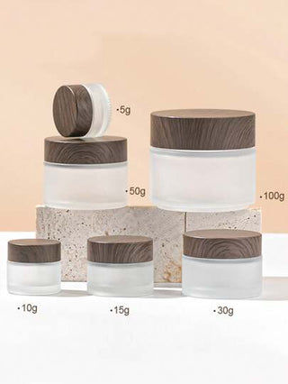 1قطعة زجاجة تعبئة معيدة اللوشن، وعاء مستحضر تجميل ذو غطاء موزع كريم العين والقناع الوجه