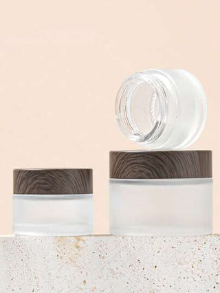 1قطعة زجاجة تعبئة معيدة اللوشن، وعاء مستحضر تجميل ذو غطاء موزع كريم العين والقناع الوجه