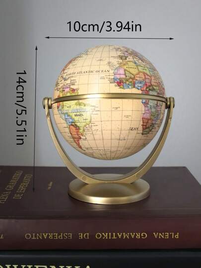 قطعة واحدة كرة أرضية عائمة ديكورية بطراز أمريكي قديم، ديكور مكتب فاخر صغير الحجم ثلاثي الأبعاد مرتفع للزينة لغرفة الدراسة/المكتب، ديكور المنزل، ديكور المطبخ، ديكور الغرفة، ديكور الحفلات، الحرف الزخرفية، زخارف المكتب، زخارف الطاولة، هدايا الحفلات، ديكورات