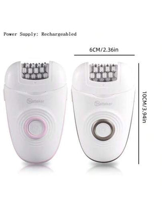 1 قطعة جهاز إزالة الجلد الخشن والشعر كهربائي قابل للشحن عبر USB 3 في 1 بقوة 5 واط