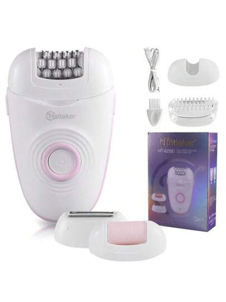 1 قطعة جهاز إزالة الجلد الخشن والشعر كهربائي قابل للشحن عبر USB 3 في 1 بقوة 5 واط