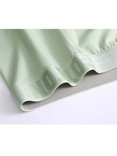 3قطع ملابس داخلية رجالية من القطن، شريط الخصر بشعار الجرافين، سروال مربع الساق