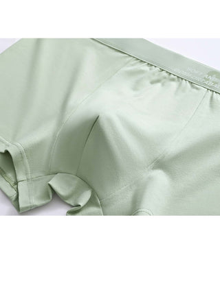 3قطع ملابس داخلية رجالية من القطن، شريط الخصر بشعار الجرافين، سروال مربع الساق