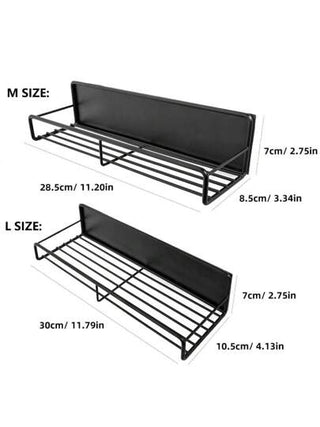 قطعة واحدة رف بالملصق المغناطيسي لتخزين التوابل على الثلاجة، منظم المتابل المغناطيسي للثلاجة لترتيب وتخزين المطبخ، أدوات منظم التوابل للأسطح المعدنية