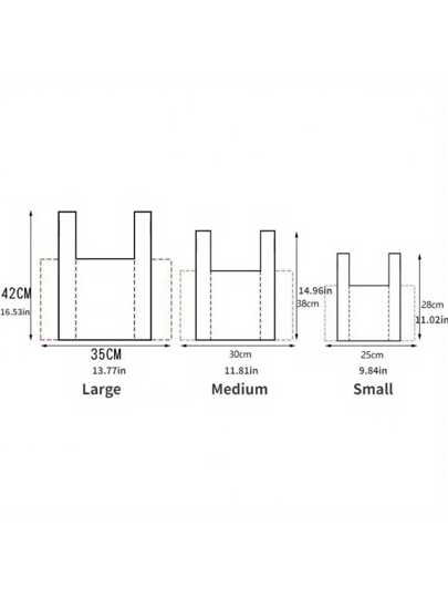 100 قطعة/1 لفة أكياس تخزين الطعام المتينة وغير قابلة للتمزق للفواكه والخضروات، مناسبة للطهي في الهواء الطلق والاستخدام المنزلي