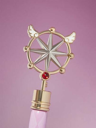 CARDCAPTOR SAKURA | SHEIN مجموعة فرش مكياج العيون 4 قطع مع عصا مفتاح وزخرفة حجر راين
