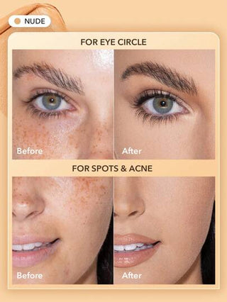 SHEGLAM كريم إخفاء العيوب Rapid Retouch-لون بني فاتح كريم إخفاء العيوب Rapid Retouch-لون بني فاتح كريم إخفاء العيوب Full Cover Cream Concealer يدوم طويلاً مفتح/مُشرق تغطية كاملة/تغطية عالية مصحح خفيف الوزن يدوم طوال اليوم عيد الأب التخرج عيد الميلاد...