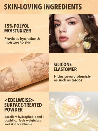 SHEGLAM كريم إخفاء العيوب Rapid Retouch Cream Concealer-فانيليا دافئة كريم إخفاء العيوب Rapid Retouch Cream Concealer-فانيليا دافئة كريم إخفاء العيوب Full Cover Cream Concealer يدوم طويلاً مفتح/مُشرق تغطية كاملة/تغطية عالية مصحح خفيف الوزن يدوم طوال...