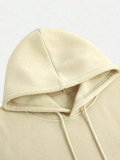 بلوزة هودي شتوية عادية طباعة قطط وكتابات، خاصية تدفئة، متعدد الاستخدامات للرياضة والمواصلات واللبس اليومي، لون كاكي