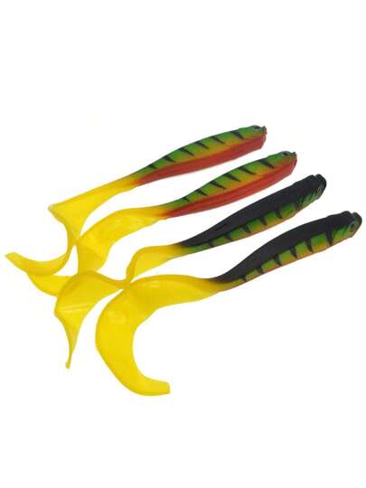 طعوم ناعمة ذات ذيل متشابك للأسماك البحرية والمياه العذبة - تصميم واقعي ومواد متينة