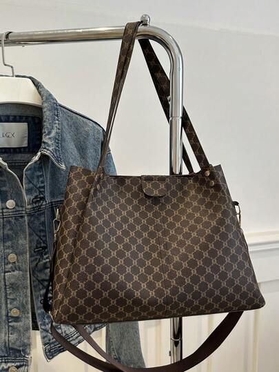 حقيبة يد كبيرة السعة قابلة للطي من الجلد الاصطناعي عصرية وأنيقة، مناسبة للاستخدام اليومي والعمل والتنقل وعطلات نهاية الأسبوع، هدية رائعة للأم، حقيبة يد عصرية للسيدات