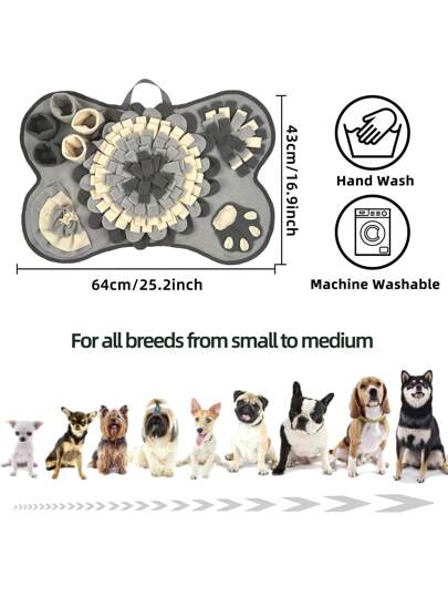 بطانية تدريب الحيوانات الأليفة للاستخدام داخل المنزل، بطانية تدريب الكلاب والقطط لإخفاء الطعام، بطانية بطيئة المغذية