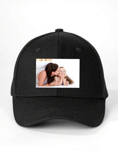 1 قبعة بيسبول للأطفال مطبوع عليها صورة مخصصة، قابلة للتعديل لارتداء خارجي وقبعة شمسية لفصول الربيع والخريف والسفر والشاطئ والعودة للمدرسة وأفكار هدايا عيد الحب للبنات والأولاد في فصل الشتاء