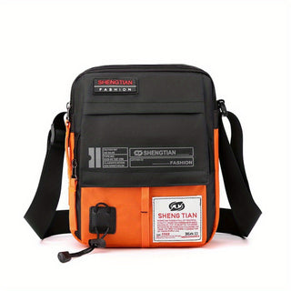 حقيبة كتف رجالية نيويورك بـ6 ألوان، حقيبة صدر رياضية متعددة الوظائف بسعة كبيرة