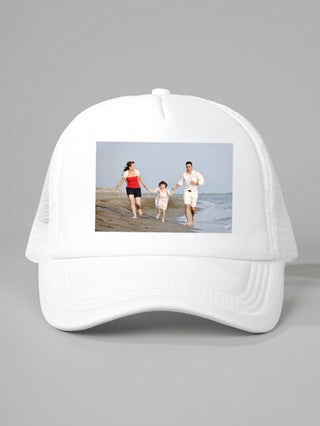 1 قطعة قبعة بيسبول مطبوع عليها صورة مخصصة بألوان صلبة/متباينة مصنوعة من شبك، قابلة للتعديل، قبعة كاجوال للحماية من الشمس مناسبة لأسلوب هالوين للشباب، أفكار هدايا ل- عيد الحب ، عودة للمدرسة ، الشتاء