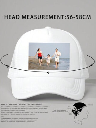 1 قطعة قبعة بيسبول مطبوع عليها صورة مخصصة بألوان صلبة/متباينة مصنوعة من شبك، قابلة للتعديل، قبعة كاجوال للحماية من الشمس مناسبة لأسلوب هالوين للشباب، أفكار هدايا ل- عيد الحب ، عودة للمدرسة ، الشتاء