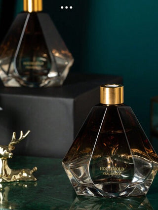 رمضان زينة رمضان طقم معطر هواء المظهر بالراينستون التدرجي الثابت ، طارد للبعوض ومزيل للروائح ( بدون احتياج لنار ) ، عطور للمنزل ، معطر هواء ، هدايا ، ديكور للمنزل