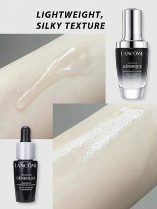 Lancôme تركيز جينيفيك المتقدم من لانكوم لتنشيط الشباب 30 مل ، يرطب ويكسب البشرة ملمسًا مشدودًا، مع بريبيوتك البيفيدوس وحمض الهيالورونيك وفيتامين سي جي