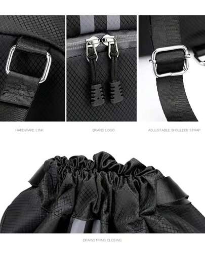 حقيبة ظهر كرة السلة ذات السعة الكبيرة والتصميم المقاوم للماء مع جيوب رباط للتخزين، ملائمة للاستخدام اليومي في الرياضة أو السفر، هدية عيد ميلاد أو عطلة مثالية للاحتياجات الرياضية