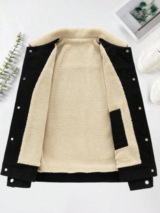 معطف رجالي سميك مبطن ومدفأ للأنشطة الرياضية والخارجية الرسمية