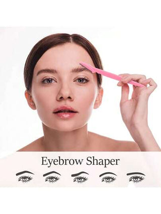 3-18 قطعة موشرة الحواجب، مزيل الشعر الوجهي، أداة حلاقة آمنة للرجال والنساء، مقشر الجلد وموازن الشعر، منتجات الشعر واكسسوارات لصالون التجميل ومستلزمات السفر