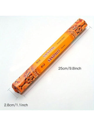 عبوة من 20قطعة شرائط العطور، استمتع برائحة الهند مع 20 عود بخور - مثالي للرقص اليوغا، التأمل وتنظيف الطاقة السلبية والديكور المنزلي، إكسسوارات موقد البخور (وقت الاحتراق حوالي 35-50 دقيقة)