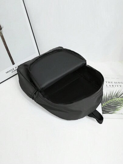 4 قطع مجموعة حقيبة مدرسية بسيطة عصرية وجميلة، تشمل : حقيبة ظهر، حقيبة يد، حقيبة عبر الجسم، قلم، حقيبة ظهر بسعة كبيرة مع حجرة للكمبيوتر المحمول، طبعة بنمط فراشة ملون على قماش نايلون عالي الجودة، قابلة للتعديل والماء ومتعددة الجيوب، خفيفة وقابلة للحمل، مثال