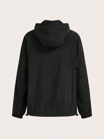 Sport Studio جاكيت رياضية كاجوال نسائية بسحاب وأكمام طويلة بقلنسوة مخططة