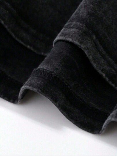 تي شيرت تي-شيرت قصير الأكمام بياقة طاقم كاجوال بطباعة البورتريه 3 قطع ، صيف