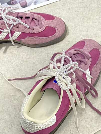 2 قطعة/مجموعة من إكسسوارات الأحذية،شريط بوت قابل للفصل مزين بالسلاسل اللولبية واللؤلؤ الأبيض والفراشات، إكسسوارات أنيقة وجذابة للأحذية مناسبة للربيع والصيف