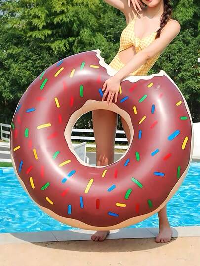 دونات بتصميم القهوة الإبداعية، حلقة سباحة دونات مطاطية، دائرة سباحة، دائرة شاطئ، دونات مطاطية داخلية، دونات مطاطية عائمة، حلقة سباحة، دائرة شاطئ دونات