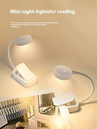 1 قطعة ضوء كتاب LED محمول صغير، ضوء للعين في الليل، للطلاب، إنارة محمولة بمشبك للمنضدة، إشارة مرجعية ضوء قراءة ليلي، إضاءة كتاب للقراءة، 3 ألوان و10 درجات سطوع قابلة للتعديل، دائم، يعمل ببطارية، مصباح كتاب صغير، مثالي للمحبين للقراءة، الأطفال، القراءة في