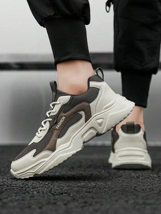 أحذية رياضية كاجوال سميكة الكعب للرجال في فصلي الخريف والشتاء، تزيد من الارتفاع، أحذية رياضية لطلاب، أحذية رياضية موضة متعددة الاستخدامات