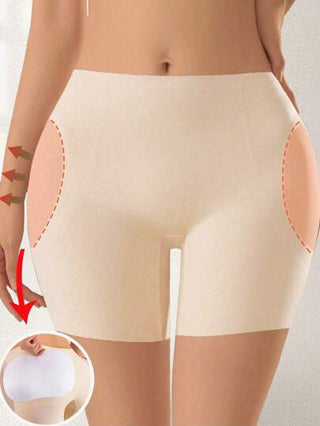 شورت تشكيل الخصر والأرداف الحريري اللامرئي للتحسين والتشكيل للنساء