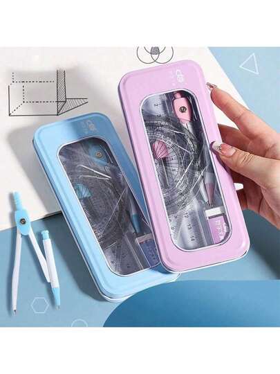 طقم مسطرة 7 قطع لامتحانات الطلاب