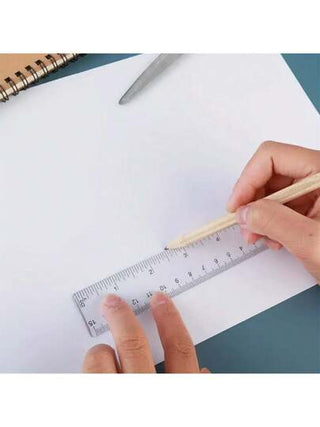 أدوات مكتبية ومدرسية قطعة واحدة من مسطرة فضفاضة، تُستخدم كمسطرة شفافة للفصول الدراسية، مسطرة بطول 6 بوصة، مسطرات بلاستيكية شفافة لرسم مسطرات صغيرة، مسطرات مرنة مزودة بمقياس إنجليزي وأدوات قياس متريك لطلاب المكاتب المدرسية