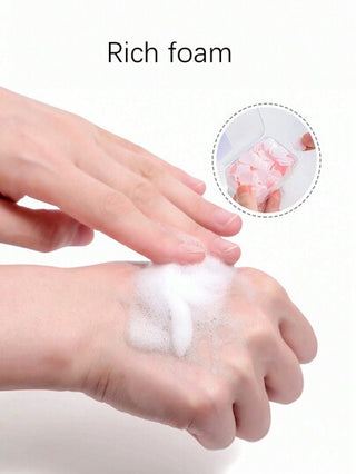 4 قطع/عبوة (110 ورقة/عبوة) أوراق صابون للاستحمام معطرة للسفر قابلة للتخلص منها, شرائح رقيقة عائمة متعددة الألوان مناسبة للسفر, غسل اليدين السائل, الداخلي، الخارجي، التخييم، المشي لمسافات طويلة، الضروريات السفر
