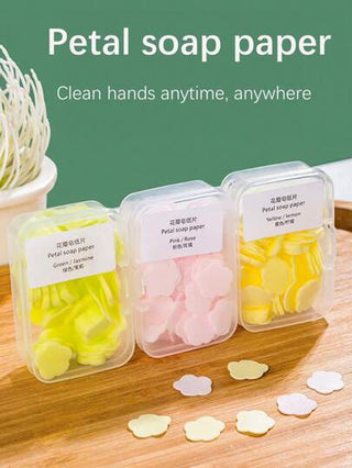 4 قطع/عبوة (110 ورقة/عبوة) أوراق صابون للاستحمام معطرة للسفر قابلة للتخلص منها, شرائح رقيقة عائمة متعددة الألوان مناسبة للسفر, غسل اليدين السائل, الداخلي، الخارجي، التخييم، المشي لمسافات طويلة، الضروريات السفر