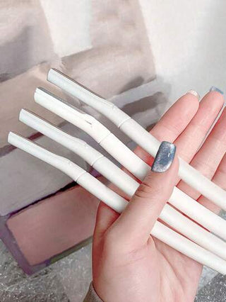 4 قطع ماكينة حلاقة حواجب احترافية، ماكينة حلاقة حواجب سلامة وبدون تهيج للمبتدئين، أداة تجميل يمكن استخدامها من الجنسين، منتجات شعر وإكسسوارات للصالون الحلاقة والتجميل ومستلزمات السفر