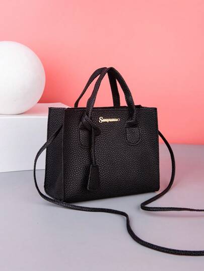 حقيبة مربعة صغيرة ذات جديد، حقيبة يد من جلد الليتشي، حقيبة كروس بودي للنساء، حقيبة نسائية، حقيبة بلون أزرق فاتح