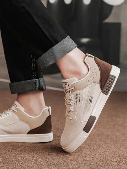 أحذية رياضة ترفيهية خارجية للرجال - أحذية التزلج خفيفة الوزن مقاومة للماء وأنيقة - المقاس 38-47