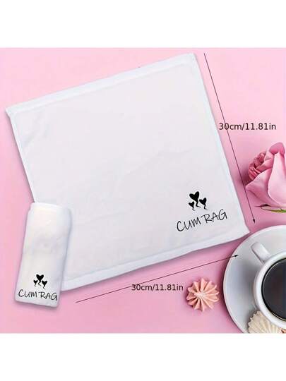 قطعة واحدة، منشفة إبداعية ماجنة بمقاس 30*30 سم، هدية سنوية للحبيب/زوج في عيد ميلاده